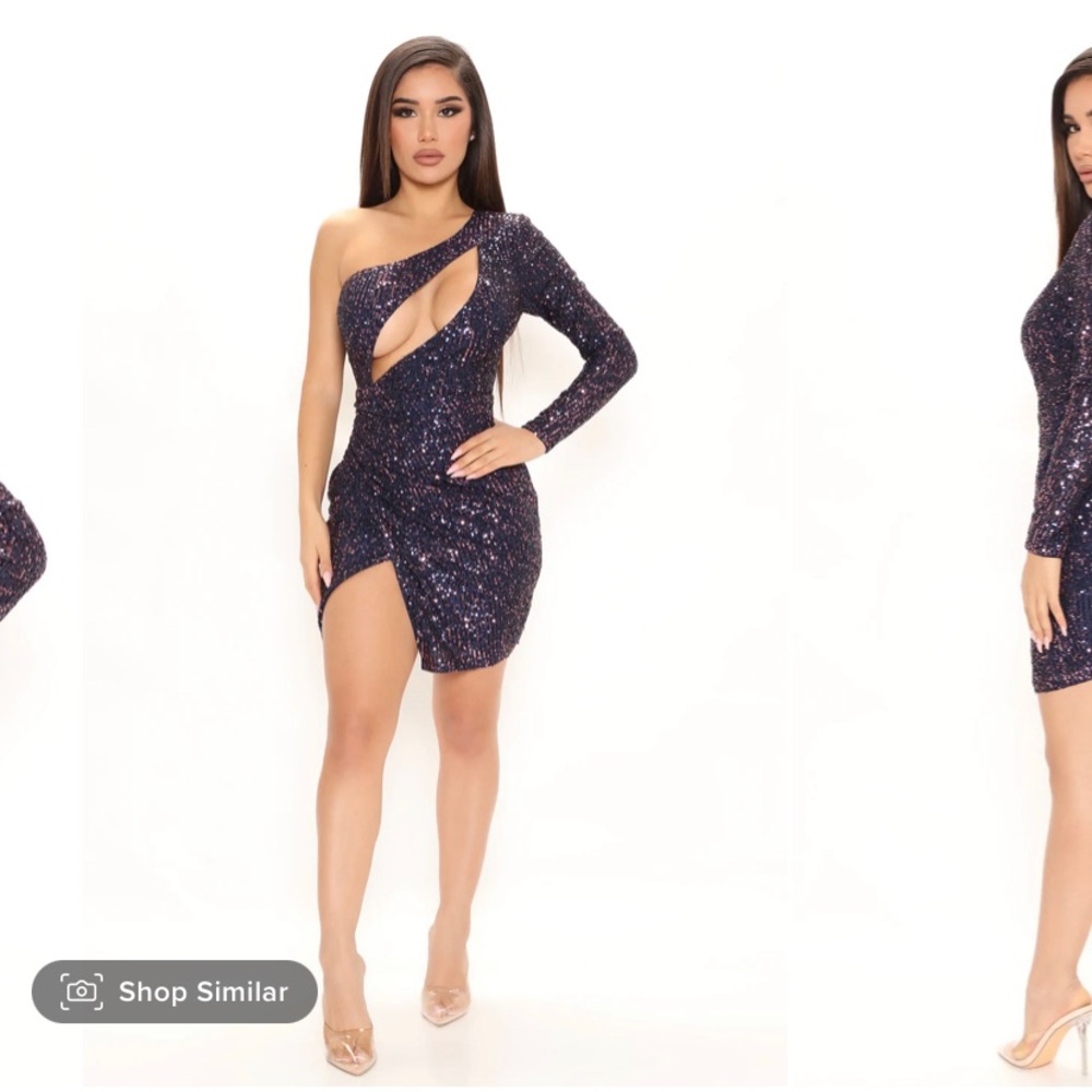 Sequin mini dress